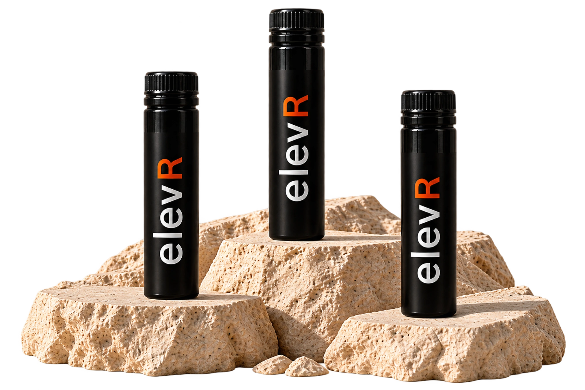 elevR daily performance shot bottles